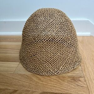 Clyde x Shaina Mote natural woven bucket hat. One Size fits all